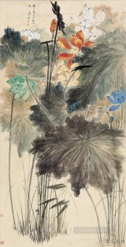 チャン・ダーチアン チャン・ダイチエン Painting - 長大千蓮 24 古い中国の墨